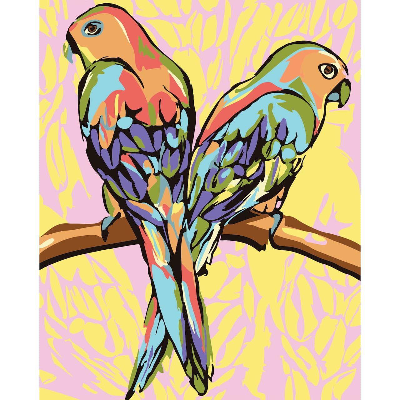 Parrots Paint-by-Number Kit by Artist's Loft®